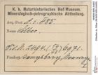 Etiketten zu Silber (NHMW-MIN-Ai485)